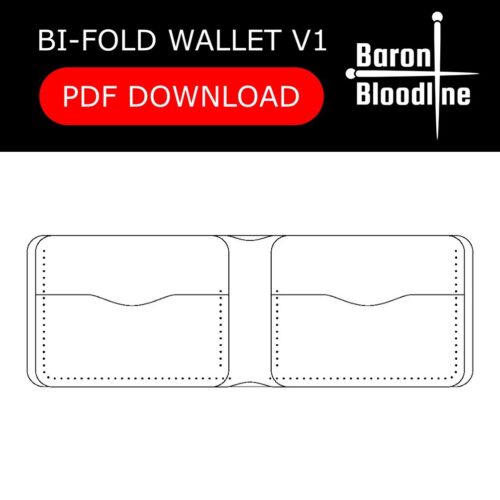 BI-FOLD WALLET V1 | EASY PATTERN (PDF Template)
