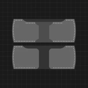 4 Card Pockets & Cash Wallet Pattern (PDF Template)