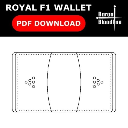 8da3a3ae-988e-4a2b-92d5-0e29355f5927 Royal F1 - Minimalist Leather Wallet Pattern (PDF Template)