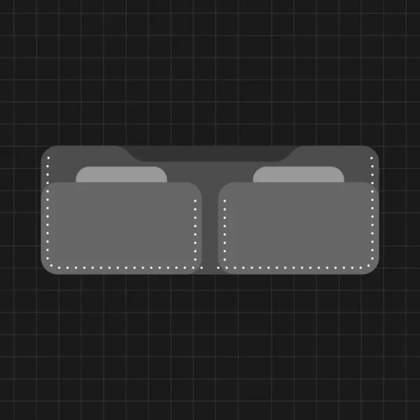 dual round The Dual-Slot Rounded Wallet Pattern (PDF Template)