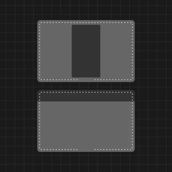 Hauberk Wallet Pattern (PDF Template)