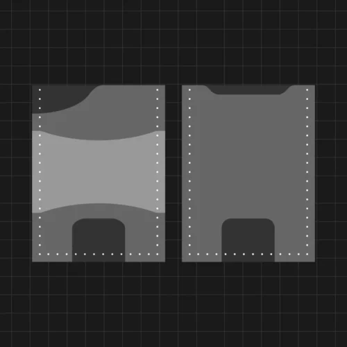 QuickDraw Wallet Pattern (PDF Template)