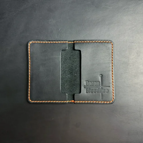 Wallet "Slim-V" CRAZY HORSE Leather