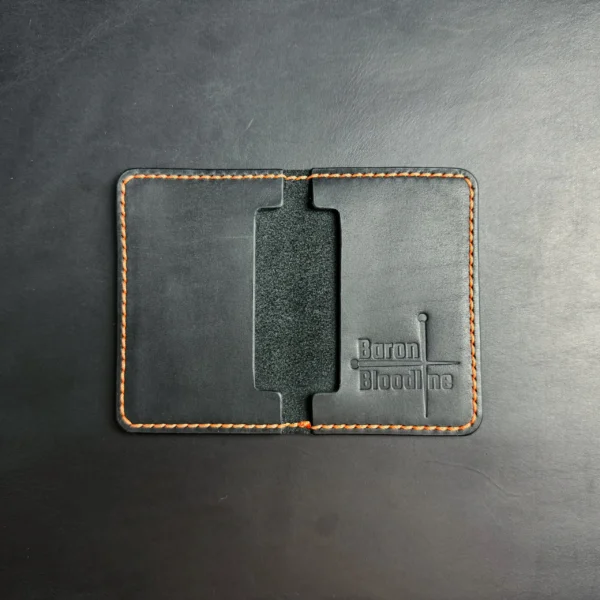 Wallet "Slim-V" CRAZY HORSE Leather