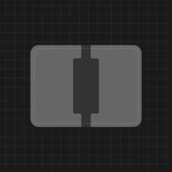 Slim-V Wallet Pattern (PDF Template)